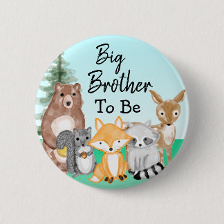 Badge Rond 5 Cm Big Brother | Baby shower des créations forestière