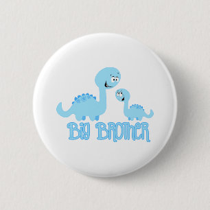 Badge Rond 5 Cm Big Brother Dinosaur