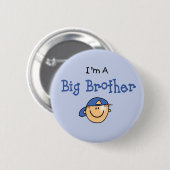 Badge Rond 5 Cm Big Brother Face (Devant & derrière)