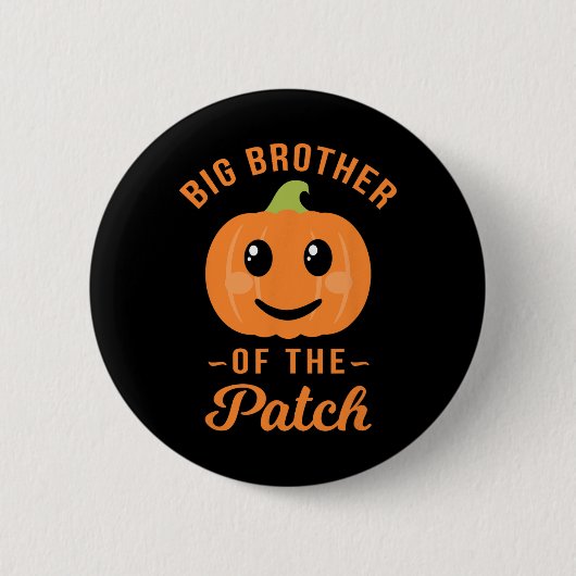 Badge Rond 5 Cm Big Brother Of The Patch - Famille Citrouille Hall (Devant)