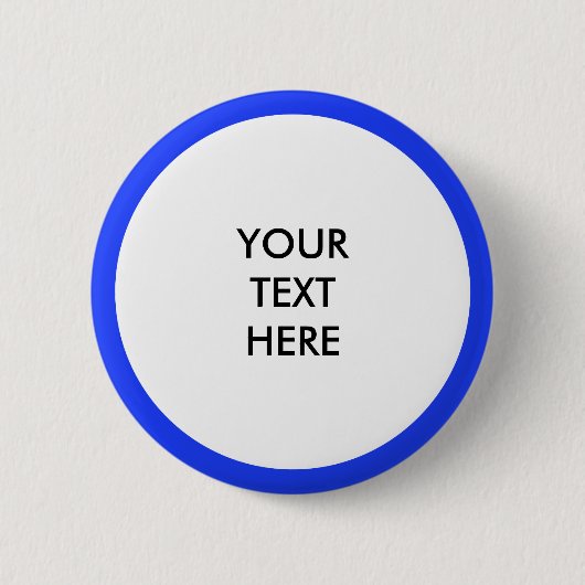 Badge Rond 5 Cm Big Dot blanc + votre dos. & idées (Devant)