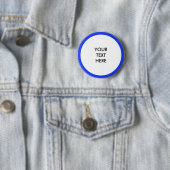 Badge Rond 5 Cm Big Dot blanc + votre dos. & idées (En situation)