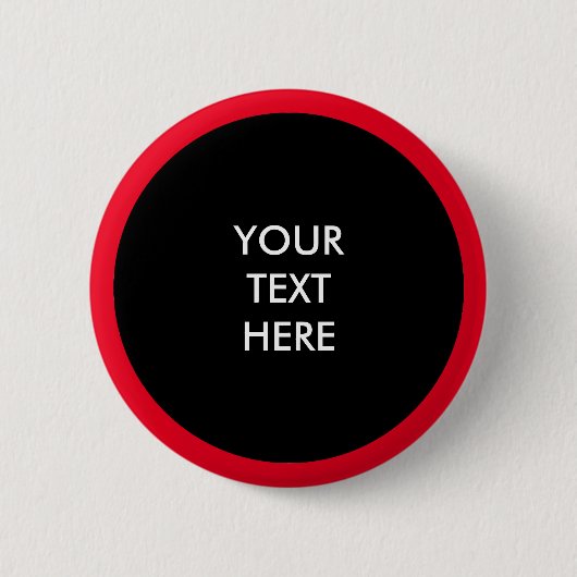 Badge Rond 5 Cm Big Dot noir + votre dos. & idées (Devant)