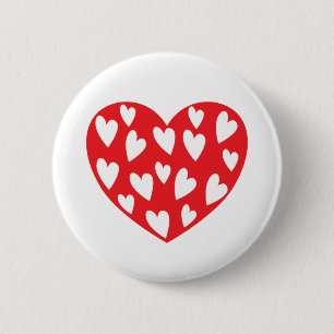 Badge Rond 5 Cm Big Red