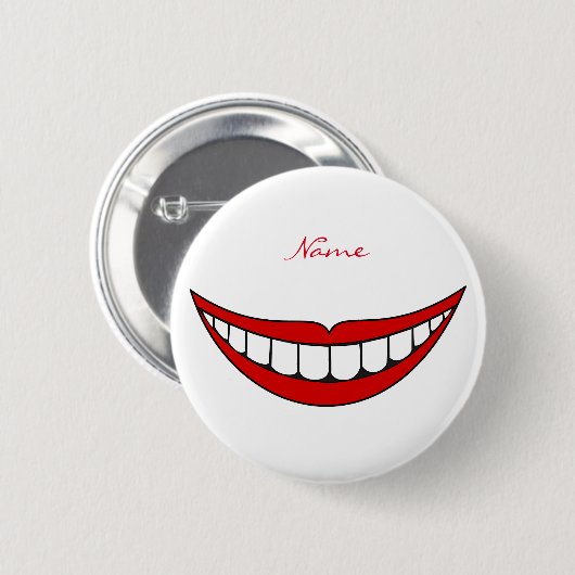 Badge Rond 5 Cm Big Smile Thunder_Cove (Devant & derrière)