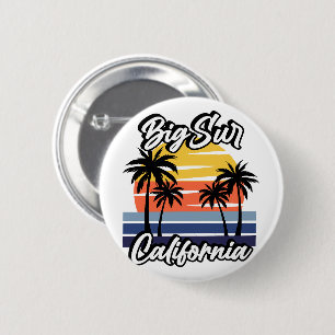 Badge Rond 5 Cm Big Sur Californie