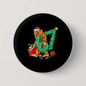 Badge Rond 5 Cm Bigfoot 67 Meme Christmas Tree 67 Baseball Lifesty (Devant)
