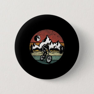 Badge Rond 5 Cm Bigfoot à vélo cyclisme vintage Big