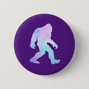 Badge Rond 5 Cm Bigfoot aquarelle