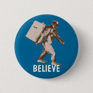 Badge Rond 5 Cm Bigfoot drôle