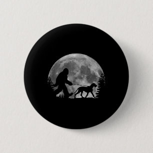 Badge Rond 5 Cm Bigfoot Marcher Un Chien Drôle Amoureux De Danse G