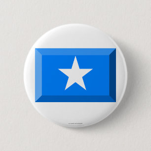 Badge Rond 5 Cm Bijou de drapeau de la Somalie
