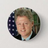 Badge Rond 5 Cm Bill Clinton (Devant)