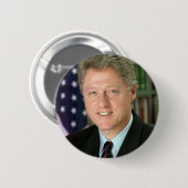 Badge Rond 5 Cm Bill Clinton (Devant & derrière)