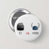 Badge Rond 5 Cm Bill contre Éric (version d'âge) - bouton (Devant & derrière)