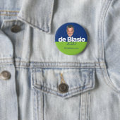 Badge Rond 5 Cm Bill de Blasio, président (En situation)