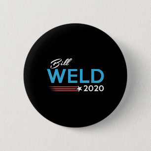 Badge Rond 5 Cm Bill Weld pour la présidence vaincre Trump