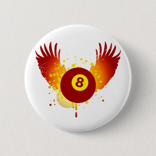 Badge Rond 5 Cm billard hi-fi (Devant)
