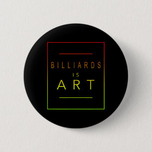 Badge Rond 5 Cm Billard - Is Art - Billiard - Hob esthétique