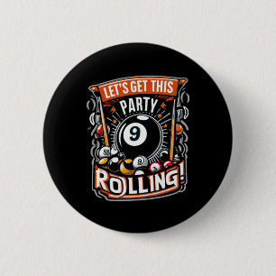 Badge Rond 5 Cm Billard Neuf Ball Pool Permet D'Obtenir Cette Part