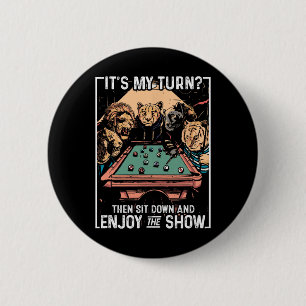 Badge Rond 5 Cm Billard Rack Cue Stick Table de billard Playe Bill