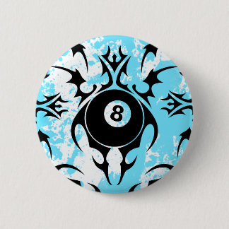 Badge Rond 5 Cm billard. tribal.