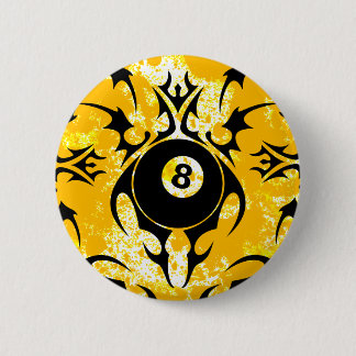 Badge Rond 5 Cm billard. tribal.