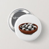 Badge Rond 5 Cm billes d'halloween (Devant & derrière)