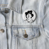 Badge Rond 5 Cm Billy The Kid ~ William H. Bonney / Outlaw (En situation)