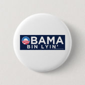 Badge Rond 5 Cm Bin Lyin d'Obama (Devant)