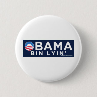 Badge Rond 5 Cm Bin Lyin d'Obama