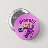 Badge Rond 5 Cm Bingo ! ! (Devant & derrière)