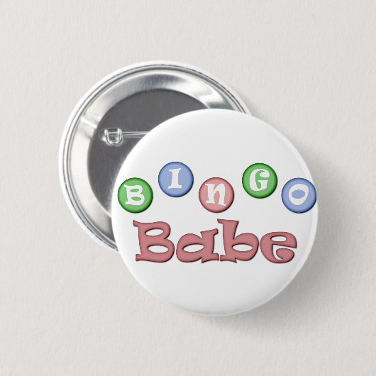 Badge Rond 5 Cm Bingo Babe (Devant & derrière)