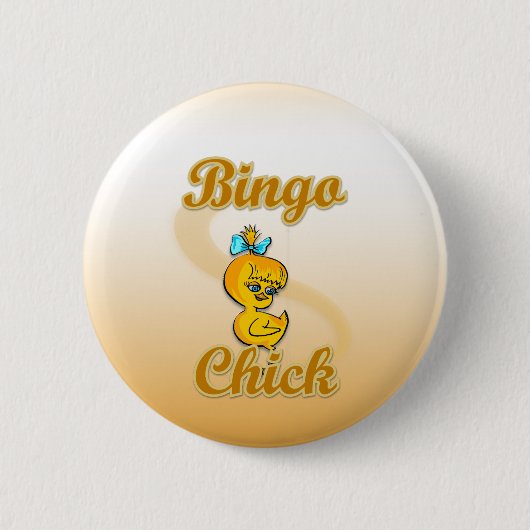 Badge Rond 5 Cm Bingo Chick (Devant)