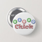 Badge Rond 5 Cm Bingo Chick (Devant & derrière)
