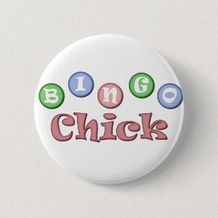 Badge Rond 5 Cm Bingo Chick