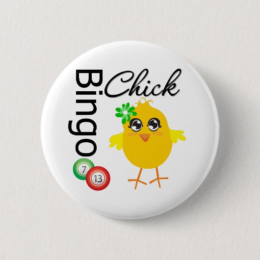 Badge Rond 5 Cm Bingo Chick (Devant)