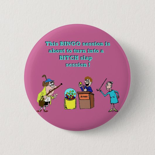 Badge Rond 5 Cm Bingo-test détérioré (Devant)