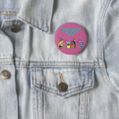 Badge Rond 5 Cm Bingo-test détérioré (En situation)