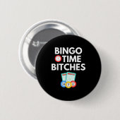 Badge Rond 5 Cm Bingo Time Es Funny Bingo Player Game Lover Gift H (Devant & derrière)