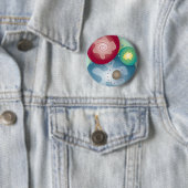 Badge Rond 5 Cm Bio bruit (En situation)