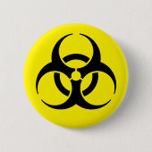Badge Rond 5 Cm Biodanger (Devant)