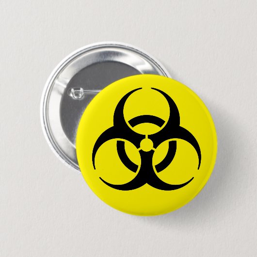 Badge Rond 5 Cm Biodanger (Devant & derrière)