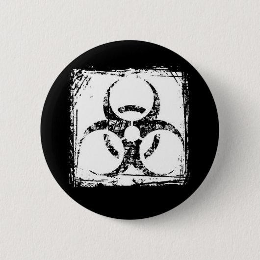 Badge Rond 5 Cm Biohazard (Devant)