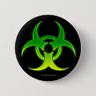 Badge Rond 5 Cm BioHazard