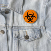 Badge Rond 5 Cm Biohazard 05 (En situation)
