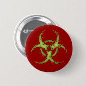 Badge Rond 5 Cm Biohazard - xdist (Devant & derrière)