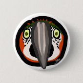 Badge Rond 5 Cm Birb de pastèque "Kiwi" (Devant)