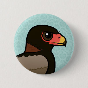 Badge Rond 5 Cm Birdorable Bateleur