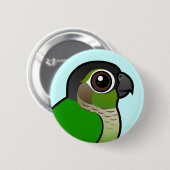 Badge Rond 5 Cm Birdorable Conure Vert-cheeked (Devant & derrière)